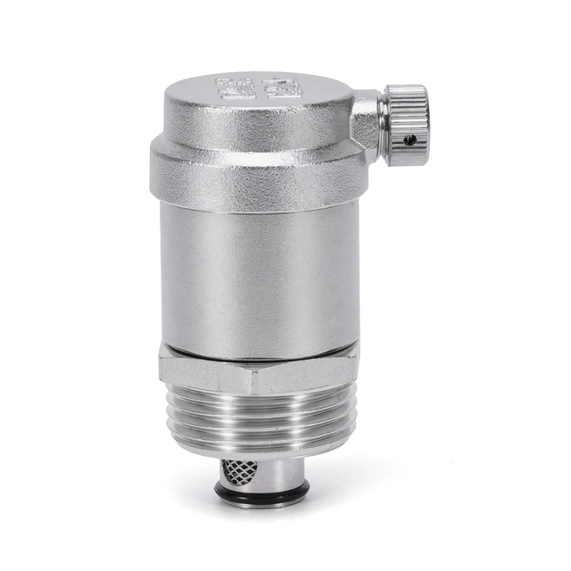 วาล์วระบายอากาศ BSP ทนการกัดกร่อน SS304 - 1/2-1 นิ้ว ทนความร้อนสูง ป้องกันการรั่วซึมอัตโนมัติ สำหรับท่อน้ำระบบ HVAC และหม้อไอน้ำ 1