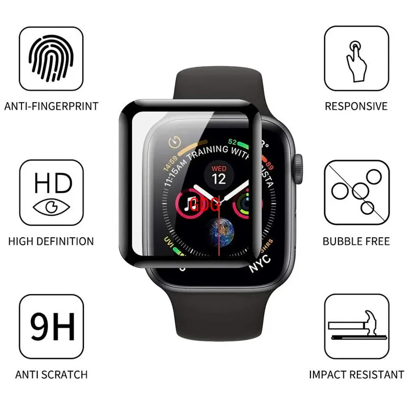 1-4PCS Protector Film for Apple Watch 7 6 SE 5 4 3 Screen Protectors 40MM 41MM 42MM 44MM 45MM on Iwatch 4/5/6/SE/7 Series 38mm