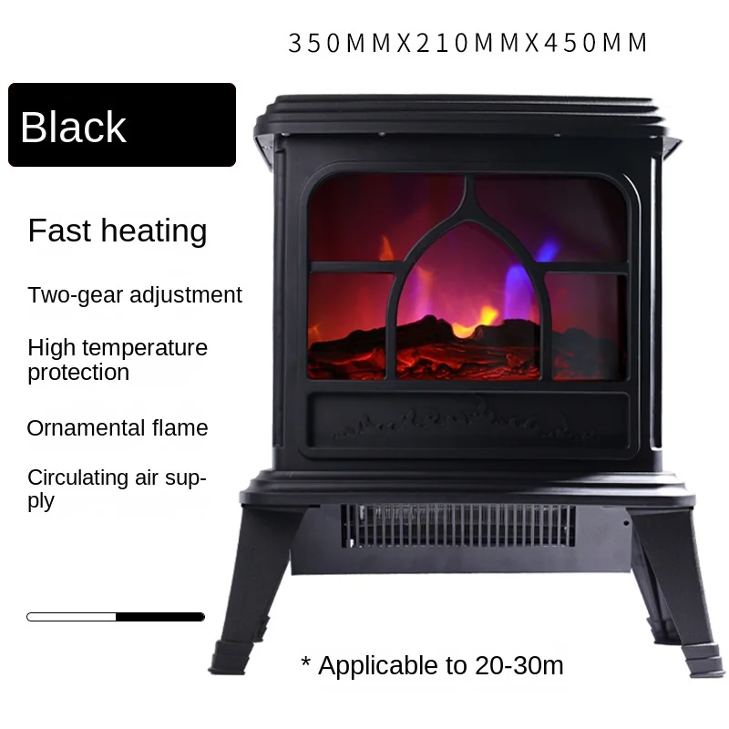 Simulated Flame Modern Fireplace Household Space Heater 3D Simulated Electric  Fireplace Space Heater Fashion Decoration - AliExpress