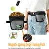 Magnetic opening Dogs Training Pack Pouch Food Bag Pocket Snack Reward Waist Bag Outdoor Feeder Puppy Portable Dog Training Ba 1