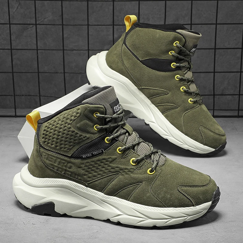 Men Hiking Shoes Tourist Trekking Sneakers Mountain Boots Climbing Outdoor Work Ankle Boot Casual Sports hiking shoes