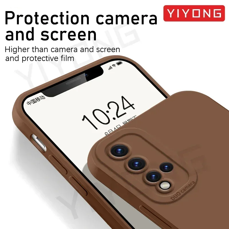 Nova5T Case YIYONG Original Soft Liquid Silicone Cover For Huawei