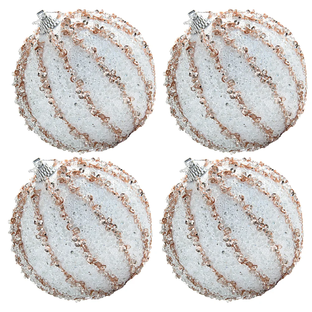 

8cm Christmas Ball Ornaments Bauble Christmas Tree Hanging Pendants New Year Party Decorations Navidad Noel