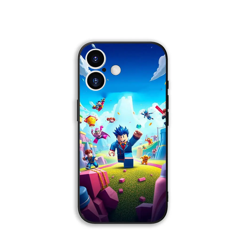 Stylish Gaming-Themed Phone Cover Case with R-Robloxs Wallpaper Design