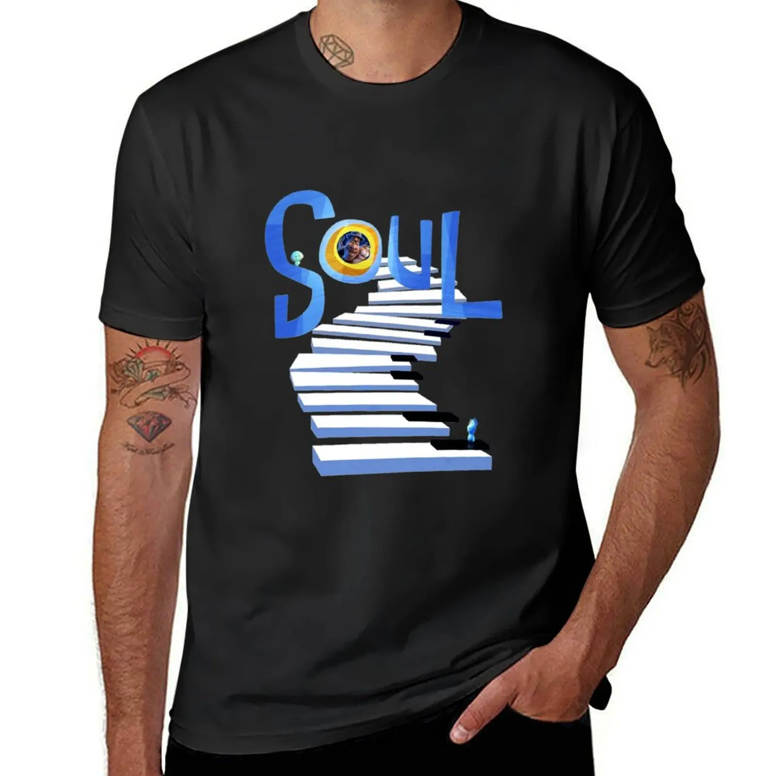 

Soul Movie T-Shirt Short sleeve tee kawaii clothes Blouse blanks mens t shirts