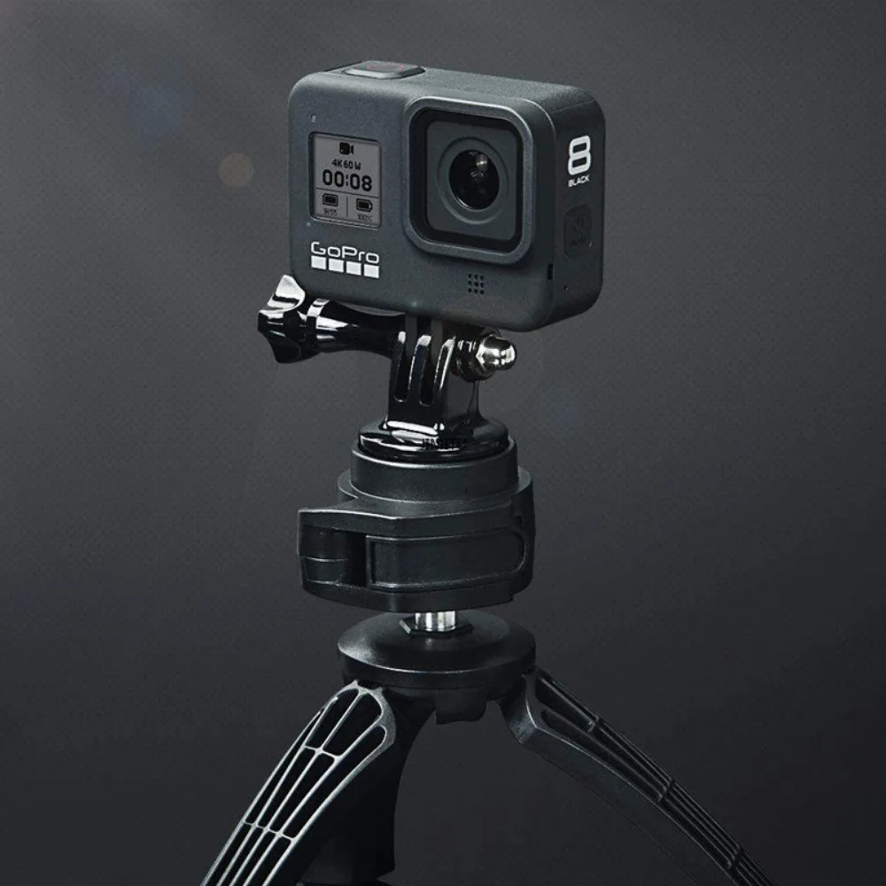 GoPro 액세서리 어댑터 변환기 마운트 모노 포드 삼각대 홀더 케이스 어댑터 Go Pro Hero 12 11 10 9 8 7 6 5 4 3 yi