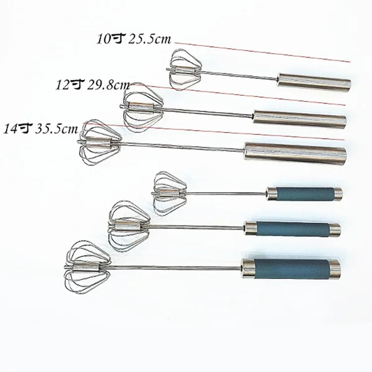Semi-automatic Egg Beater Egg Whisk Manual Hand Mixer Self Turning Cream Utensils Whisk Manual Mixer Kitchen Gadgets
