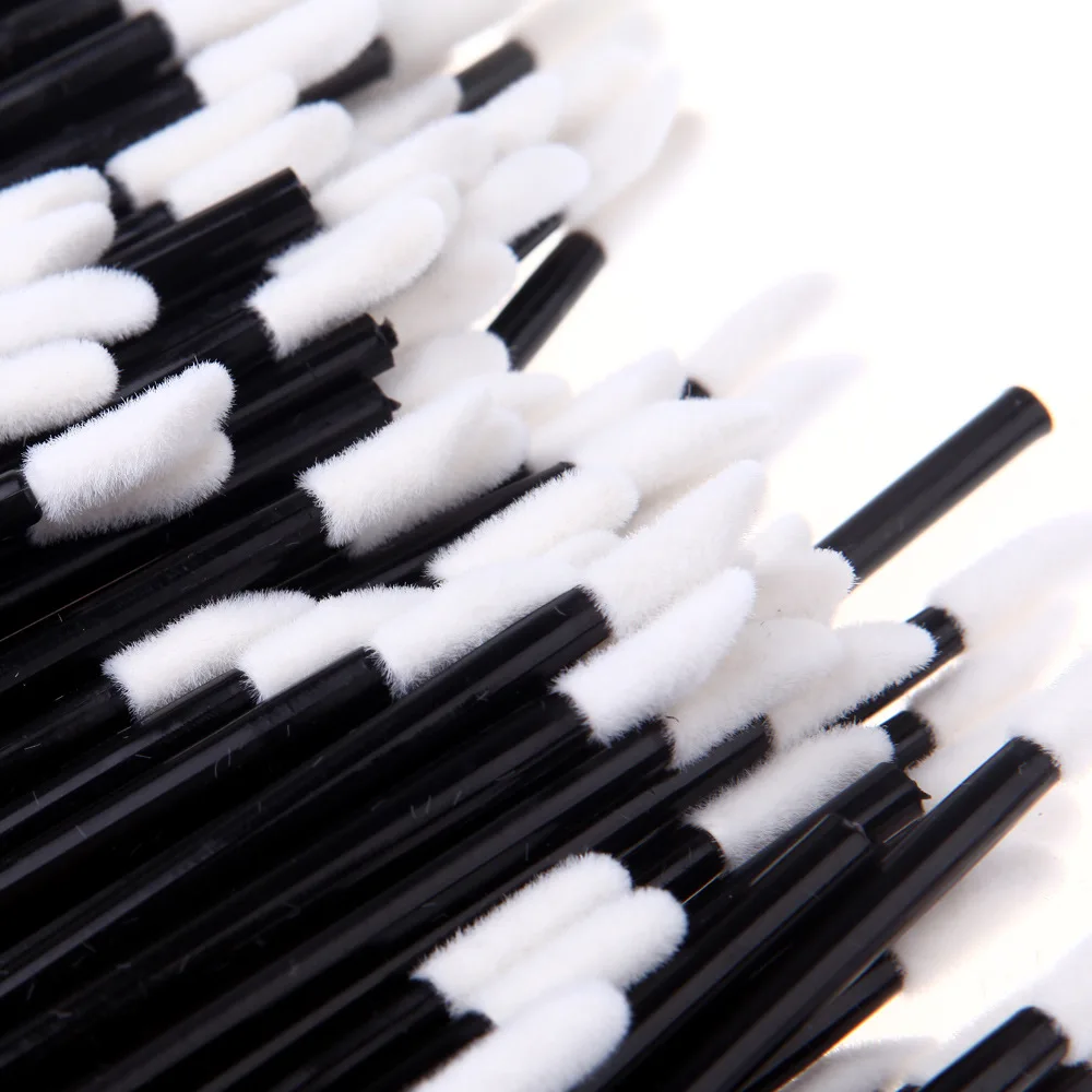 Makeup Brushes 5/50/100 Pcs Black Lip Brushes Applicator Eyelash Brushes Gloss Lipstick Wands Cosmetic Professional Make Up Tool 2