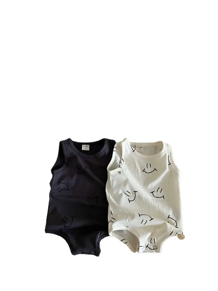2025 Summer New Baby Sleeveless Bodysuit Cute Cartoon Print Newborn Cotton Clothes Infant Toddler Boy Girl Casual Home Jumpsuit 6 2025 Summer New Baby Sleeveless Bodysuit Cute Cartoon Print Newborn Cotton Clothes Infant Toddler Boy Girl Casual Home Jumpsuit - Image 6