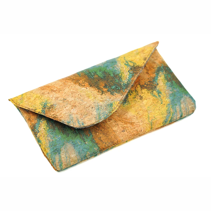 Universal Lightweight Cork Fabric Phone Pouch with Compact Storage Wallet