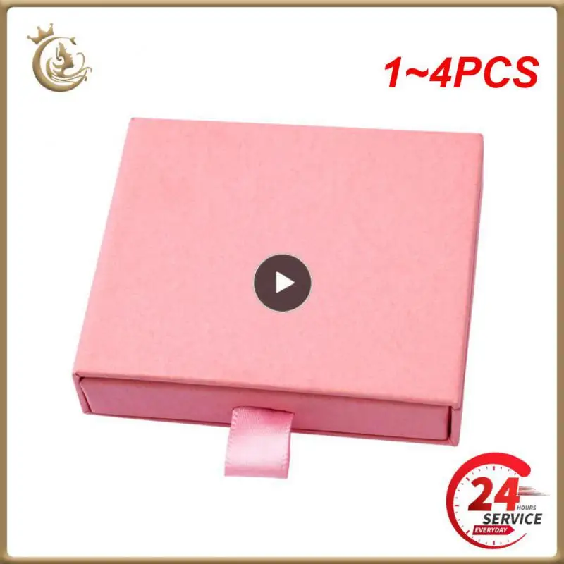 

1~4PCS Drawer Stylish Jewelry Packaging Box Necklace Jewellery Bracelet Ring Earring Gift Paper Holder Case Jewelry Box