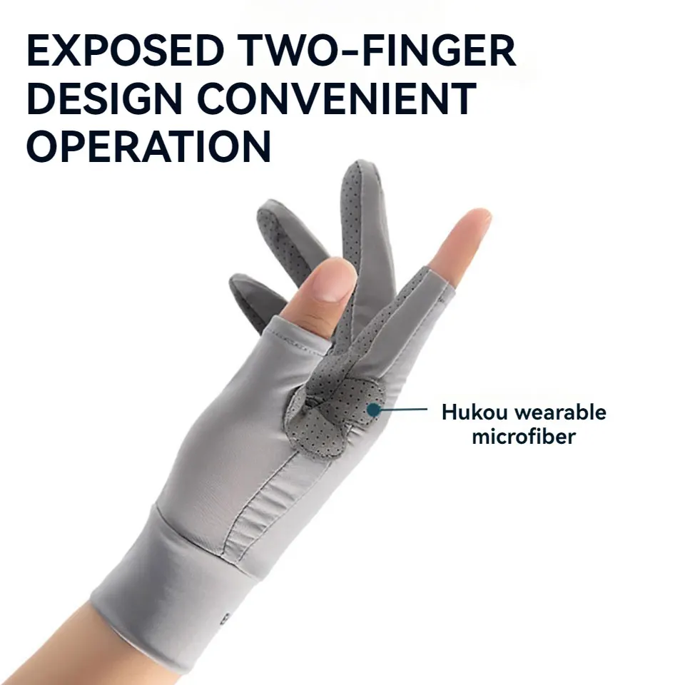 GTUBIKE Gloves Full /Half /Two Finger Multi-style For Outdoor Sports Cycling Fishing Breathable Electric Sun Protection Unisex 3