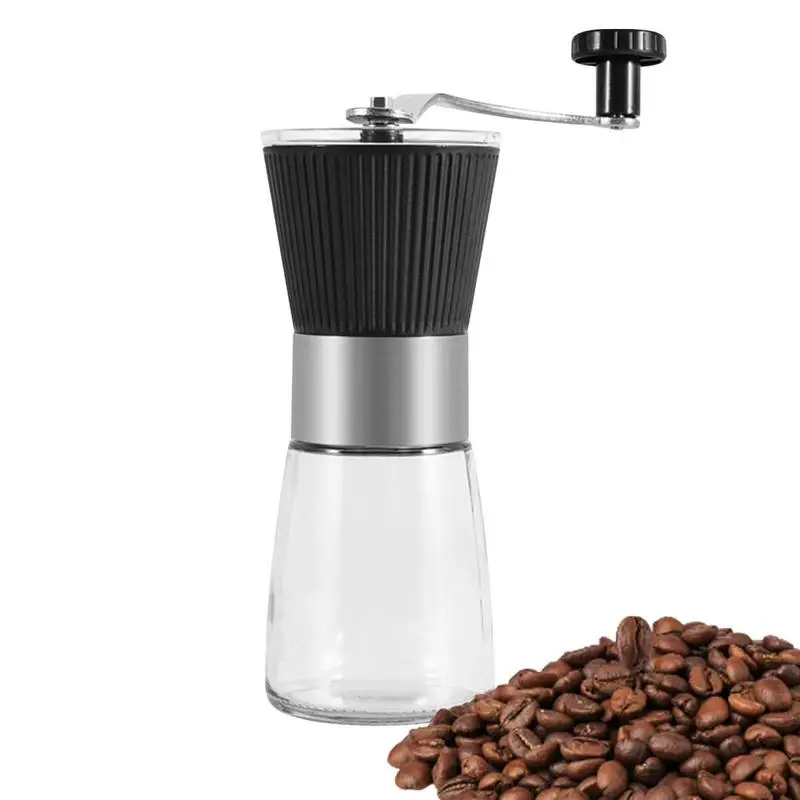 Coffee Bean Grinders Glass Manual Hand Coffee Grinder Hand Crank Coffee