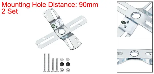 Light Crossbar Kit 2pcs 4Inch Cross-Shaped Mounting Bracket Universal Lighting Fixture with Screws and Nuts for Chandelier Light