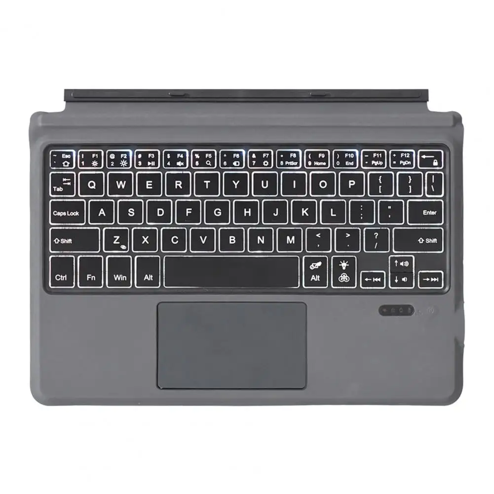 Tablet Keyboard & Protective Case Wireless Protective Shell Keyboard Backlight Tablet Protector for Microsoft Surface Go 1/2/3/4
