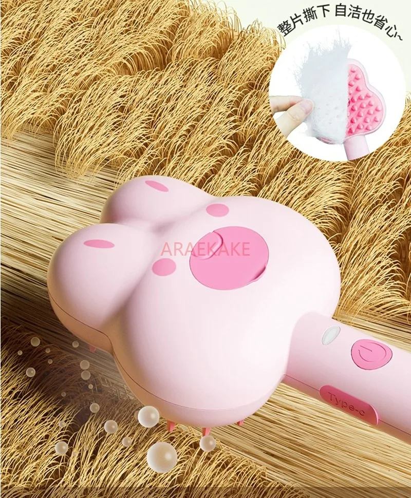 Spray Cat Hair Comb Brush Cat Hair Comb Dog Float Cleaning Magic Bathing Brush Knot Opening Needle Pet