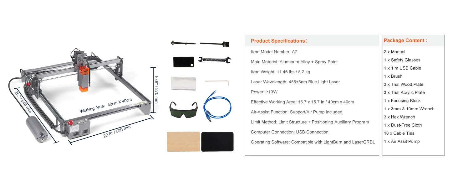 10W engraver model