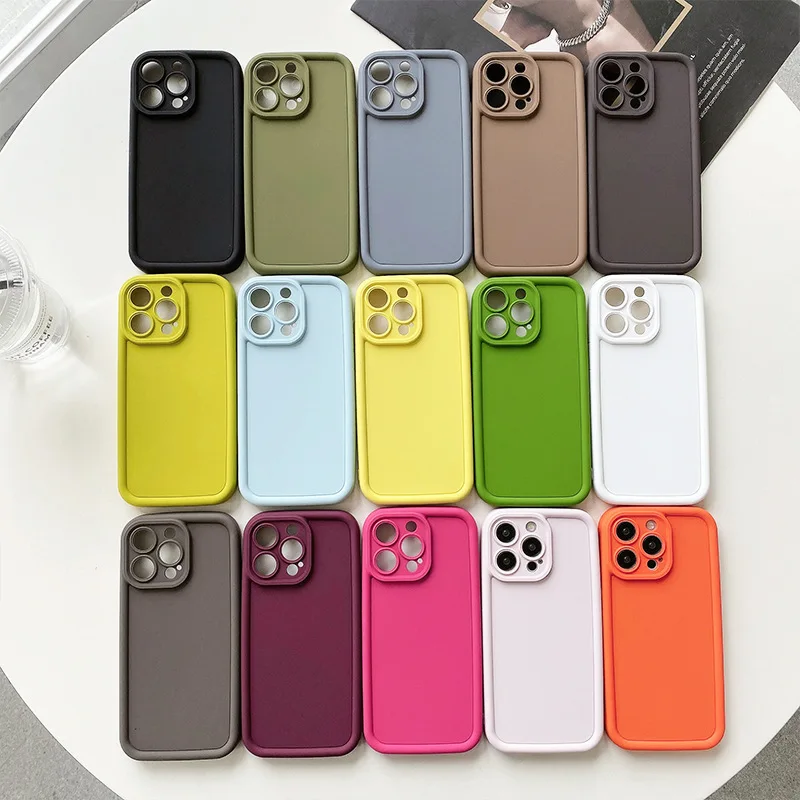 

For Apple 15 for iPhone14, 13, 12, 11 Pro Max emery phone case Dopamine soft case