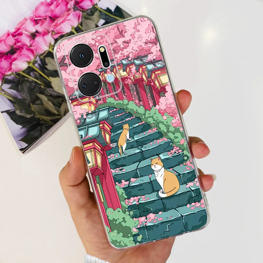 Elegant Silicone Soft TPU Phone Case - Flexible Protective Cover for 6.75-Inch Smartphones