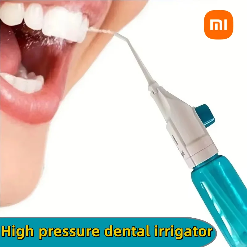 Xiaomi Portable Household High Pressure Oral Irrigator Teeth Clean Water Dental Floss Manual High Pressure Water Toothpick