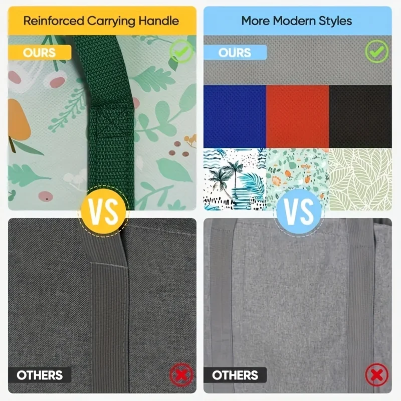 Large Reusable Grocery Tote Bag – Insulated Thermal Carrier Keeps Food and Drinks Hot o... - SKU RGTB1631 - UGI Packaging