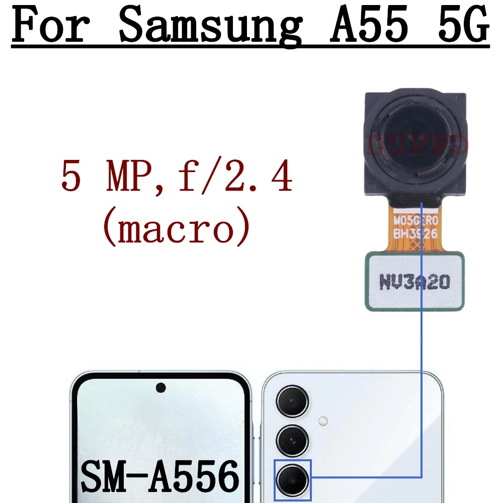 Front Rear Camera For Samsung Galaxy A55 5G SM-A556B A556E A556V
