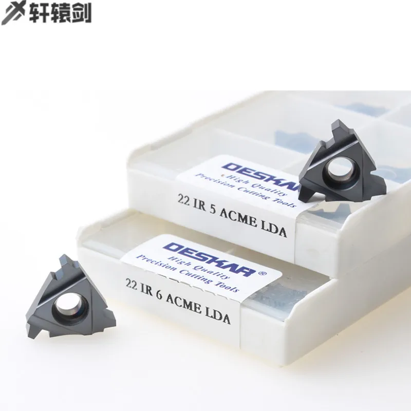 10Pcs 22Er 5 Acme Lda 22 Er 6 Acme Lda Cnc Threading Inserto Lama Tornio Utensile Da Taglio Per Utensili Di Tornitura Accessori