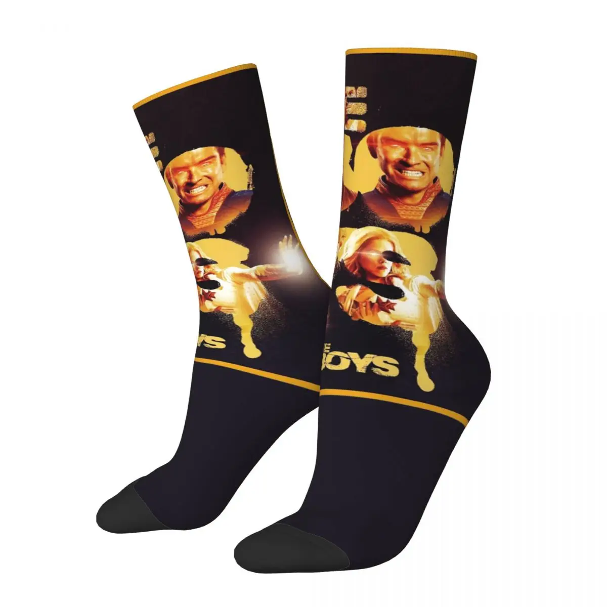 

The Boys Season 4 TV Show Product Socks Cozy Sport Middle Tube Socks Cute for Men's Present