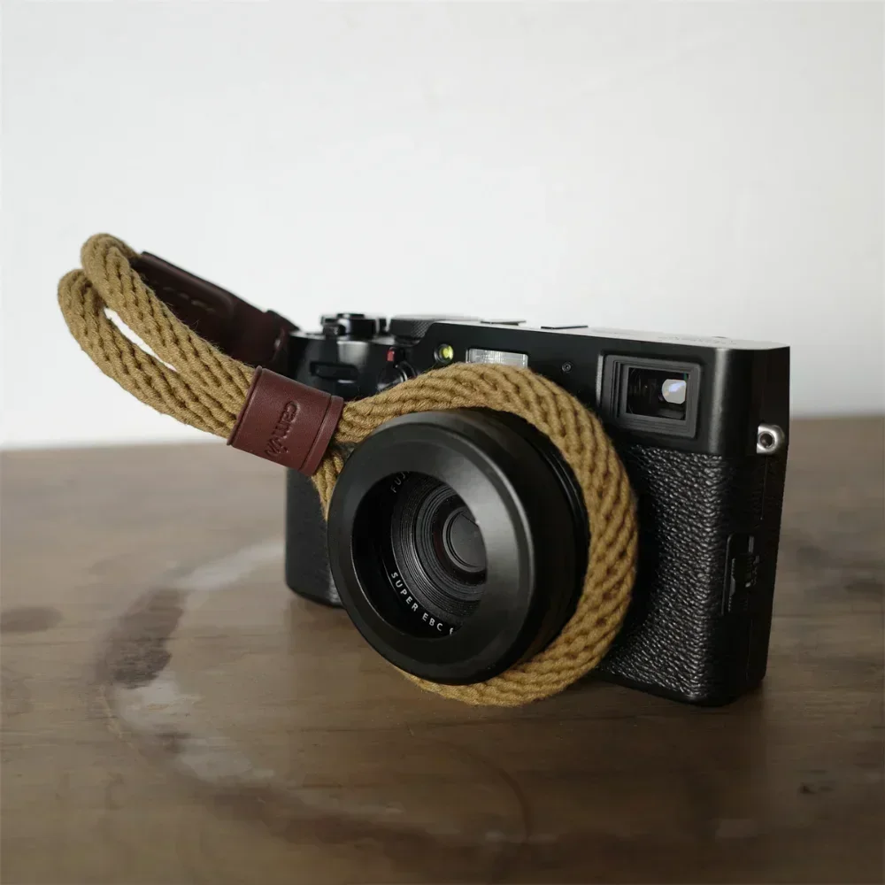 Cotton Camera Wrist Strap Quick Release Hand Belt for Fuji X100 Gr3 Nikon DSLR Mirrorless Camera Rope SLR Wrist Strap
