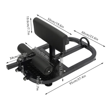 Multi-Function Deep Squat Bench Home Gym Workout Station Leg Exercise Machine Multifunctional Fitness Equipment 3