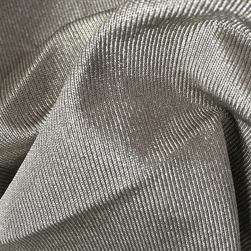 100% чистые серебряные волокна эластичная ткань Токопроводящая EMF/RFID/EMI/RF блокирующая Фарадея ткань антибактериальный материал мягкий и моющийся