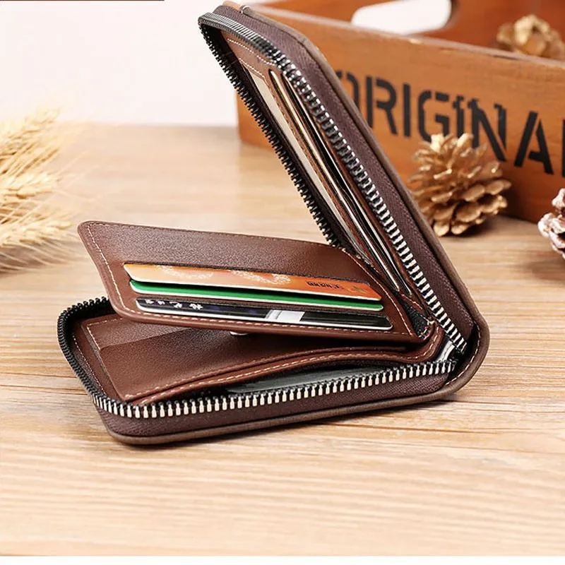 Zelous Wallet for Men RFID Blocking large-capacity Genuine India | Ubuy