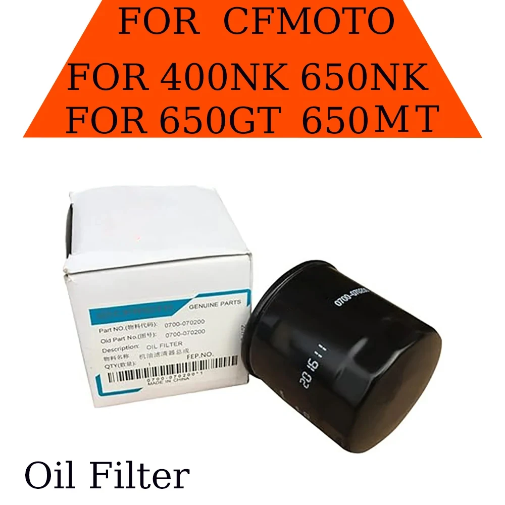 Motorcycle Oil Filter For CFMOTO 500CC CF188 U6 X6 Z6 196S 600CC ATV UTV SAND BUGGY 400NK 650NK 650GT 650MT 400 NK 650 MT 650 GT motorcycle oil filter