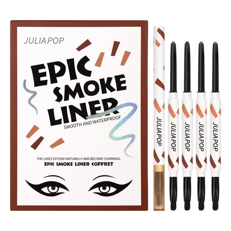 

Eye Liner 4pcs Waterline Eyeliner Stay On Eye Liner With Anti-perspiration And Waterproof Effect Not Easy To Dye And Strong