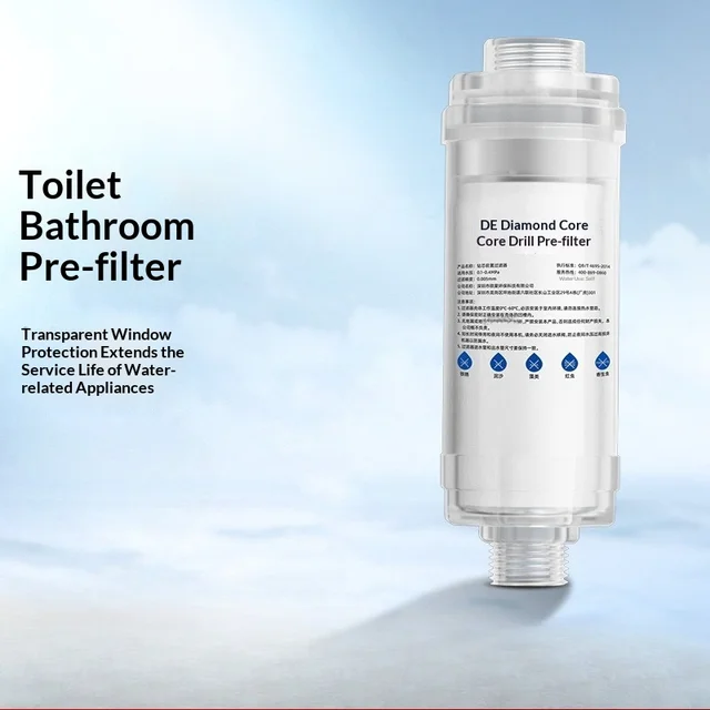 ตัวกรองน้ำเบื้องต้นสำหรับห้องน้ำ, ฝักบัวอาบน้ำ, เครื่องกรองน้ำสำหรับเครื่องซักผ้าในครัวเรือน 1