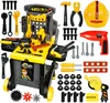 3 in 1 Children's tools box Simulation screwdriver electric drill helmet tools kit kids Play house Interactive Toy baby gift 1