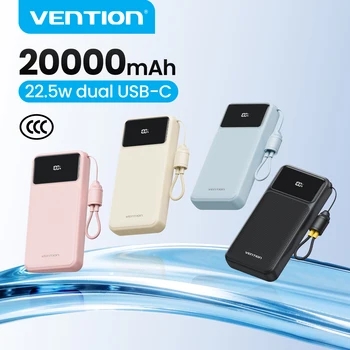 Vention CCC 20000mAh 22.5W Power Bank Portable Fast Charger for Xiaomi iPhone Samsung Spare Battery 3C Certified Powerbank 1
