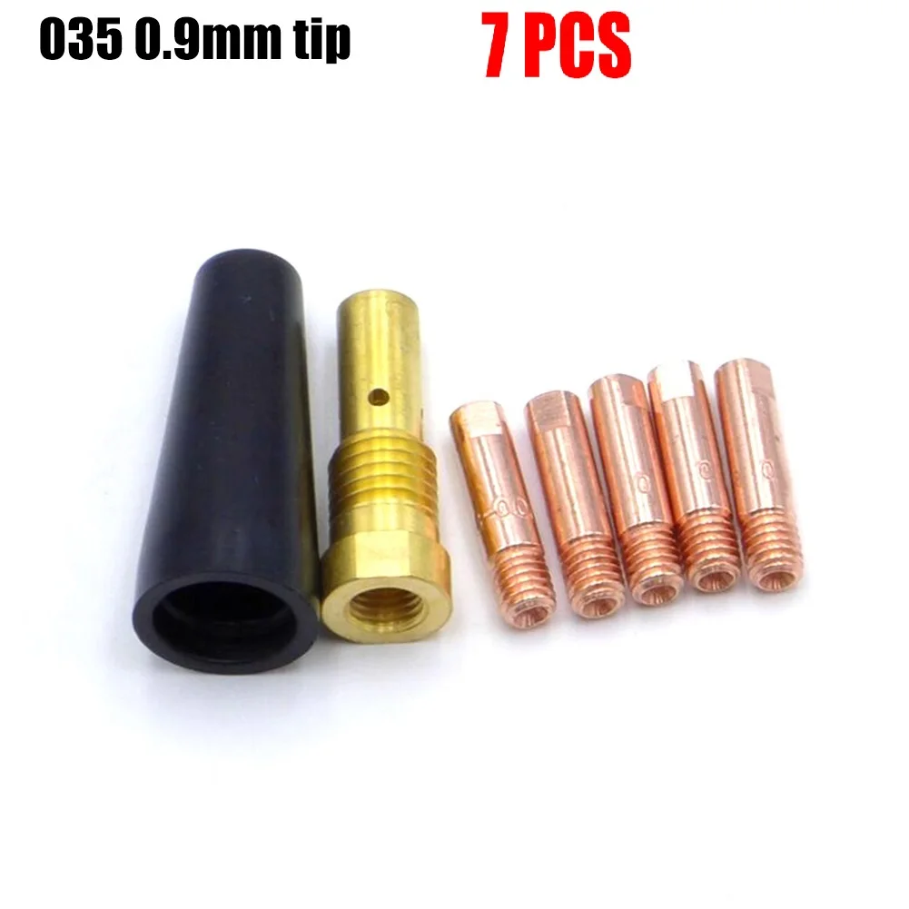 best welding lens 7PCS Gasless Nozzle Tips For Century FC90 Flux-Cored Wire Feed K3493-1 035 0.9mm FC90 MIG Welder Welding Torch Welding Accessori filler rod