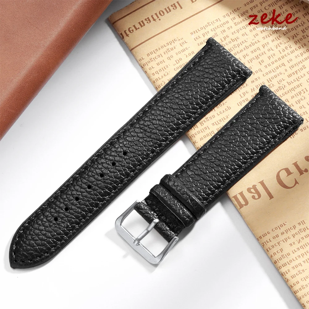 Elegant Gold Buckle Leather Strap - Versatile Brown & Black Bracelet