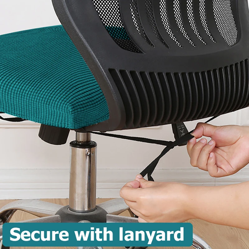 2 Stück Bürostuhl Bezug Waschbar - Elastischer Sitzbezug Für Drehstühle