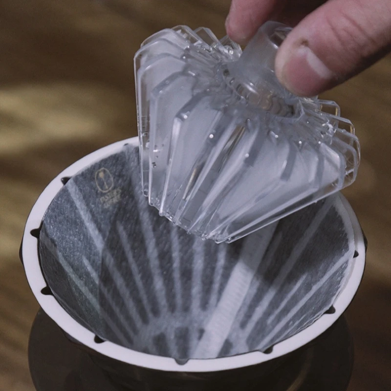 Coffee Filter Paper Assistant Paragon Filter Cup T1 Filter Paper Press Cone Hot Water Stamping Coffee Accessories coffee filter paper