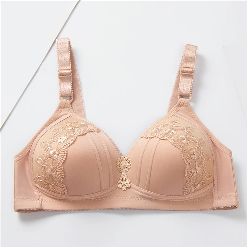 

Bras For Women Thin Deep V Cup Bra Adjustable Intimates Lingerie Sexy Comfort Without Steel Ring Push Up Brasieres New