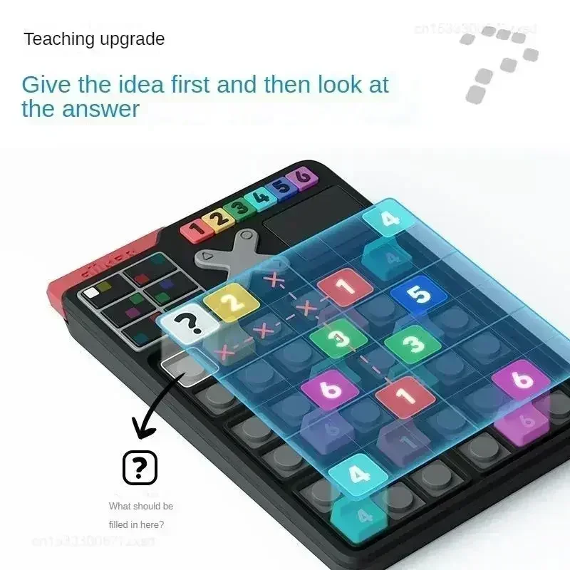 Intelligent Sudoku Four or Six Palace Mathematical Thinking Ladder Training for Children's Introductory Smart Sensor Game