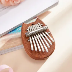 Exquisite Mini Thumb Piano Pendant | Portable 8-Key Kalimba Musical Instrument Gift (C)