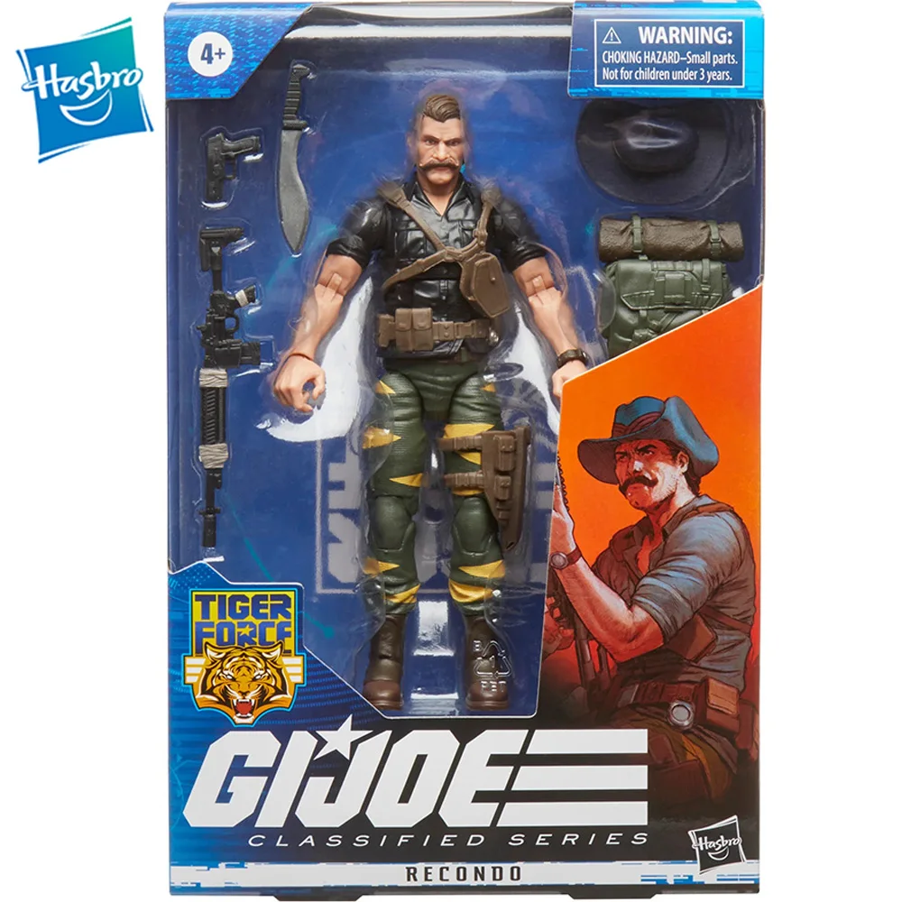 [In Stock] Hasbro G.I. Joe Classified Series Tiger Force Recondo Action Figure Collectible Model Original Toy Gift 6-Inch