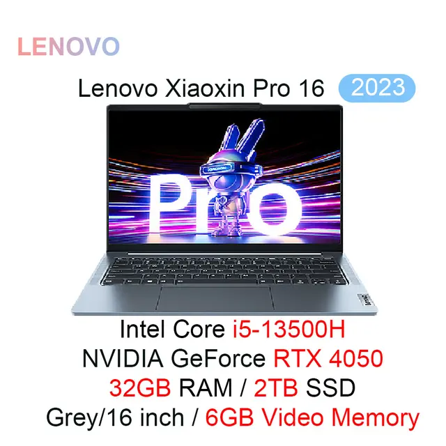 Lenovo Xiaoxin Pro 16 2023 Laptop Intel i5-13500H RTX 3050/4050 16GB ...