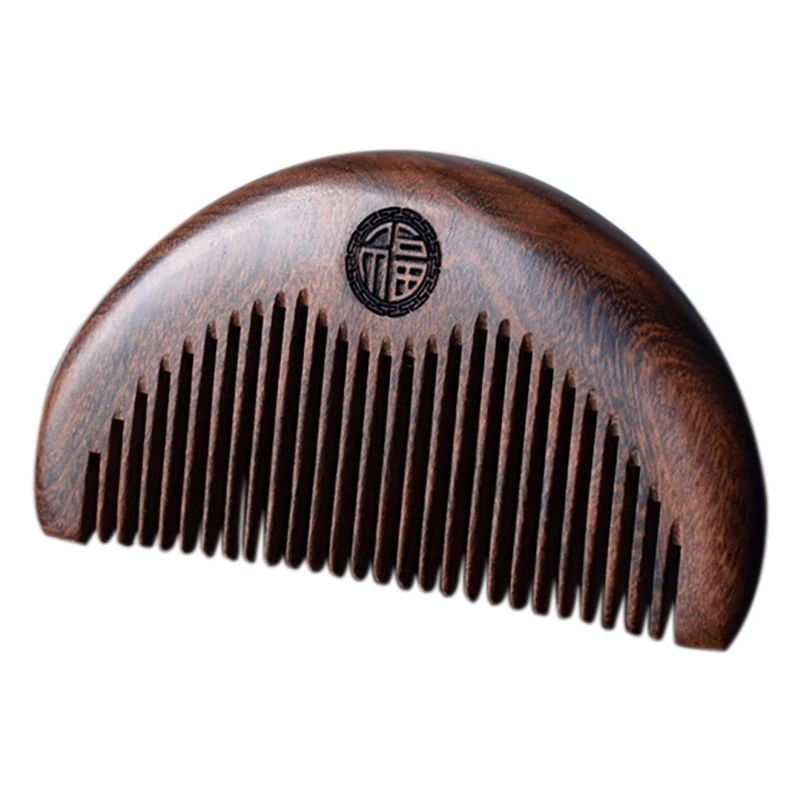 

AD-Hair Care Comb Anti-Static Handmade Natural Wood Wooden Carved Sandalwood Combs Pocket Comb Massage Comb Hair Comb