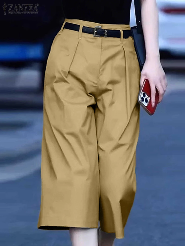 Women High Waist Casual Summer Pants