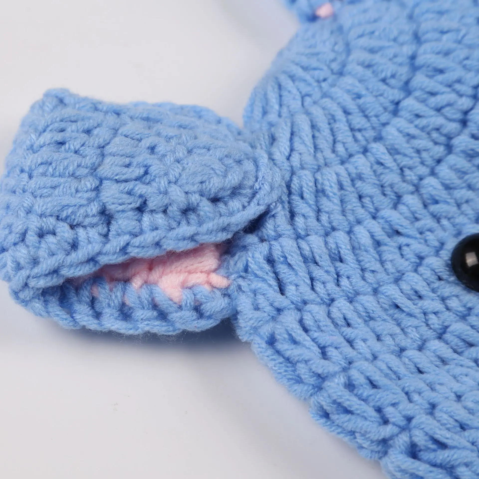 Tenue éléphant Au Crochet Pour Nouveau-né (0-3 Mois) - Accessoire Photo Fait Main
