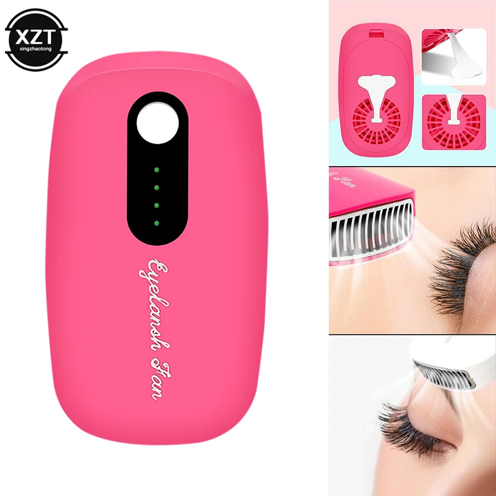 New Ggrafted Eyelash Hair Dryer Mini Electric Dryer Small Fan USB Eyelash Beauty Tool